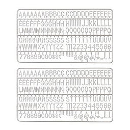 IEZZY horeca en cate - Letter set voor letterbord 2x150 wit