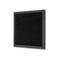 IEZZY horeca en cate - Letterbord zwart 30 x 30 cm met zwarte lijst | 8 stuks