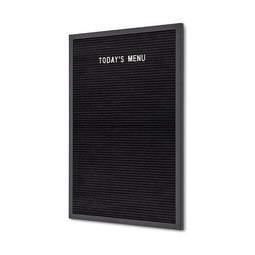 IEZZY horeca en cate - Letterbord zwart 40 x 60 cm met zwarte lijst | 6 stuks