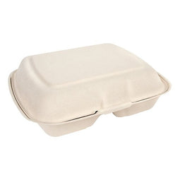 IEZZY horeca en cate - Menuklapverpakking ip4 2-vaks suikerriet beige | 2 stuks