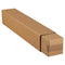 IEZZY - Vierkante koker formaat 750x126x126mm bruin | 20 stuks