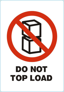 IEZZY - Waarschuwingsetiket do not top load 500 stuks