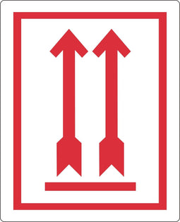 IEZZY - Waarschuwingsetiket pijl omhoog rd 500 stuks