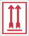 IEZZY - Waarschuwingsetiket pijl omhoog rd 500 stuks
