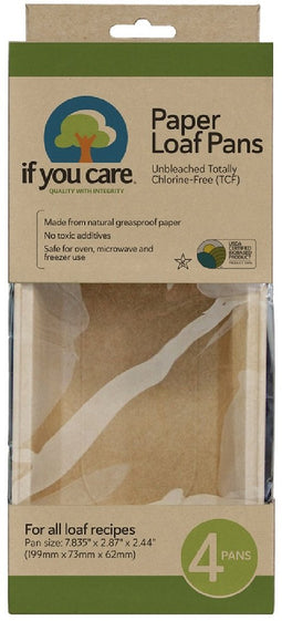 If You Care - Brood bakvorm - 4 stuks - FSC ongebleekt