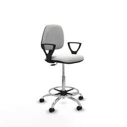 Piqueras y Crespo BFN05RP - Bureaustoel - Hoogteverstelbaar - Wit
