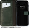 Selencia iPhone 14 - Echt Lederen Bookcase - Schokbestendig - Groen