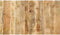 vidaXL - Hoofdbord - 140 - cm - massief - ruw - mangohout