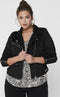 ONLY CARMAKOMA CARSHERRY - BONDED BIKER OTW Dames Jas - Imitatieleer - Maat 50
