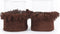 De Oh My Gee Kaarsenhouder - Bordeaux Velvet - L - Set van 2