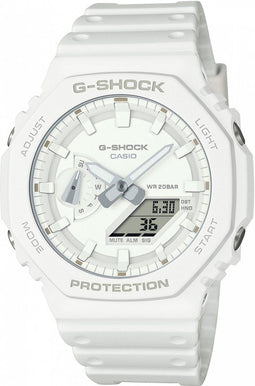 G-Shock GA-2100-7A7ER - Polshorloge - 20 ATM waterdicht - Wit