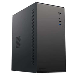 ATX Semi-toren doos approx! APPC-403F - MicroATX - Voedingsbron 500 W - Zwart