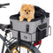 Jake en Jacky Hondenfietsmand - Fietsmand Hond Achterop - Hondenmand Fiets - Autostoel Hond - Kleine