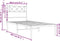 vidaXL - Bedframe - met - hoofdbord - metaal - zwart - 100x200 - cm