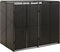 vidaXL - Containerberging - enkel - 70x80x117 - cm - poly - rattan - grijs