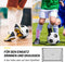 Dunlop Voetbaldoel - Voetbal Goal 300 x 205 x 120 cm - Snelle Montage - Metaal - Zwart