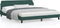 vidaXL - Bedframe - zonder - matras - 180x200 - cm - fluweel - donkergroen