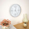 vidaXL - Wandklok - 30 - cm - zilverkleurig