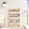 vidaXL - Plantenbak - wandmontage - 3-laags - 60x18,5x110 - cm - grenenhout