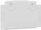 vidaXL - Hoofdbordkussen - 80 - cm - kunstleer - wit