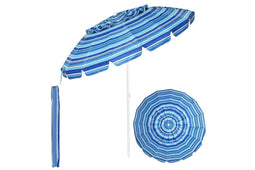 Coast Parasol - 245 cm - UPF 51+ Bescherming - Blauw
