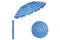 Coast Parasol - 245 cm - UPF 51+ Bescherming - Blauw