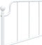 vidaXL - Bedframe - met - hoofdbord - metaal - wit - 100x190 - cm