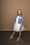 Le Chic - Jurk maat 110 - Mouwloos met pailletten en tule - Roze