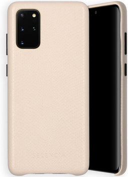 Selencia Hoesje Geschikt voor Samsung Galaxy S20 Plus Hoesje - Selencia Gaia Slang Backcover - Wit
