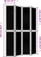vidaXL - Kamerscherm - met - 4 - panelen - massief - paulowniahout - bruin