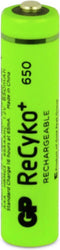 GP ReCyko Rechargeable AAA batterijen - Oplaadbare batterijen AAA - (650mAh) - 2 stuks