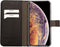 Mobiparts Saffiano Wallet Case - iPhone XS Max - Ruimte voor 3 pasjes - Zwart