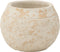 J-Line Bloempot Rustiek Klei Wit Medium - Ø 20.00 cm