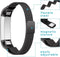 iMoshion Bandje Geschikt voor Fitbit Alta HR / Alta - iMoshion Milanese Watch bandje - Zwart