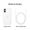 Apple iPhone 16 Plus - Smartphone - 128GB opslag - Wit