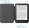 imoshion E-reader Hoesje - Geschikt voor Tolino Shine 4, Kobo Clara 2E - Design Slim Soft Case Sleepcover Bookcase - Stars Sky