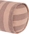 Nobodinoz Vibes Cilinderkussen - Ø18x50cm - Pink Mauve Stripes