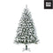 Black Box Chandler Franse kunstkerstboom frosted maat in cm: 230 x 127 groen - GROEN