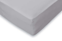 LINNICK Hoeslaken Peuterbed Jersey Stretch - hoeslaken 70x140/150cm - Licht Grijs