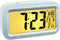 TFA-Dostmann Lumio Plus - Digitale wekker - DCF77 tijdsynchronisatie en thermometer - Wit Zilver