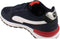 Puma Graviton JR - Lage sneakers - SoftFoam+ inlegzool - Peacoat-Puma White-High Risk Red - Maat 36