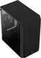 Aerocool CS-107 - Mini-Tower Gaming PC - 1x 120mm fan - Zwart