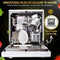 Toivo Kitchen Groentesnijder - 11 in 1 Keuken mandoline - RVS & BPA-vrij - Zwart