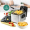 DOMO DO464FR - Friteuse 3L - Geurfilter en kijkvenster - RVS