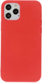 Mobiparts Silicone Cover - Soft case - Fluweelzachte binnenvoering - Rood (iPhone 12/12 Pro)