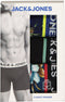 JACK&JONES ADDITIONALS JACFLOWER - Boxershorts - Gebreide stof met flexibiliteit en comfort - Zwart (3-pack)