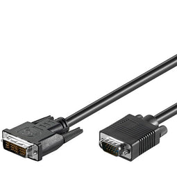 DVI-I / VGA FullHD cable for transferring video signals from the PC to the monitor