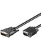 DVI-I / VGA FullHD cable for transferring video signals from the PC to the monitor