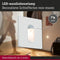 Paulmann - LED-wandinbouwlamp - 78x78 mm 1,1W 65lm 230V 2700K Wit