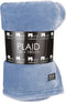 Mica Decorations Famke Fleece Plaid - L180 x B130 cm - Lichtblauw